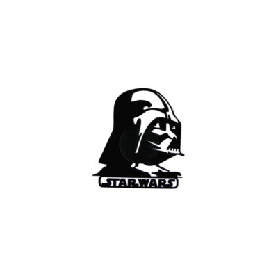 Star Wars DARTH VADER - Silueta artesana en disco de vinilo