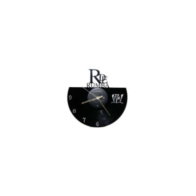 R de Rumba - Reloj artesano en disco de vinilo